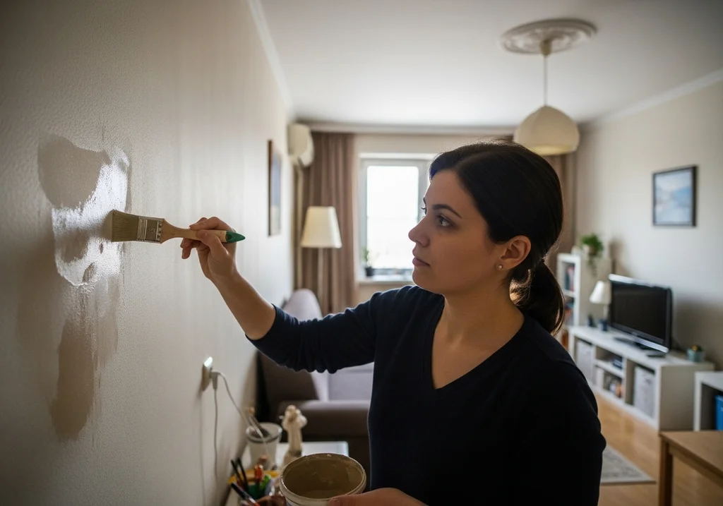 appartement salon peinture