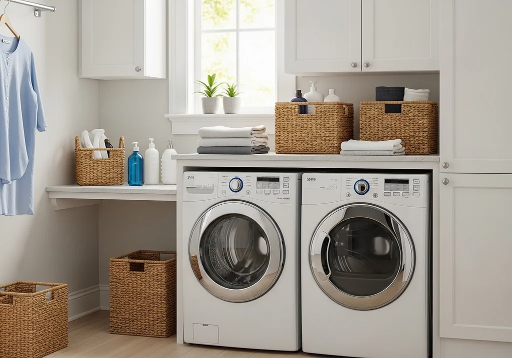 buanderie lave linge séchoir