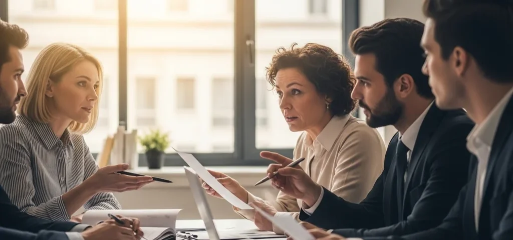 bureau professionnel discussion