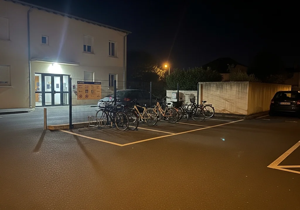 scène nocturne sécurité