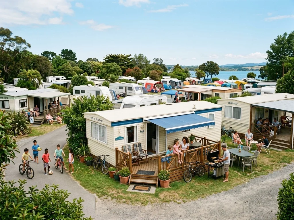 mobil home camping communauté