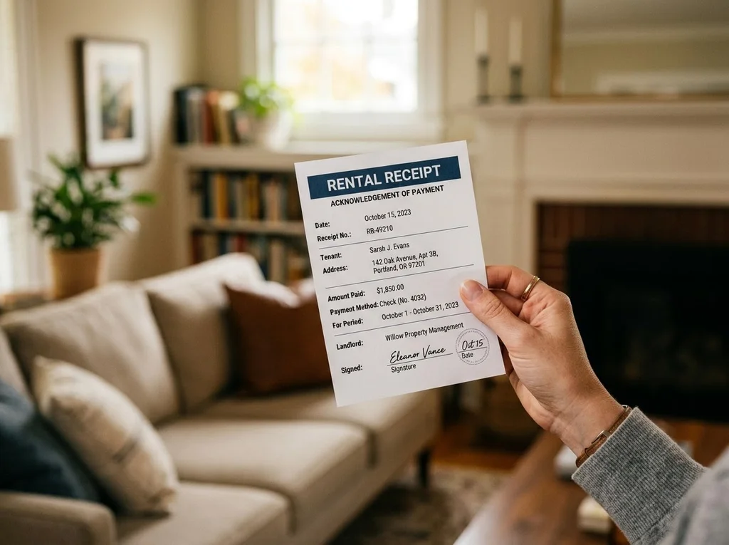 receipt location tenancy
