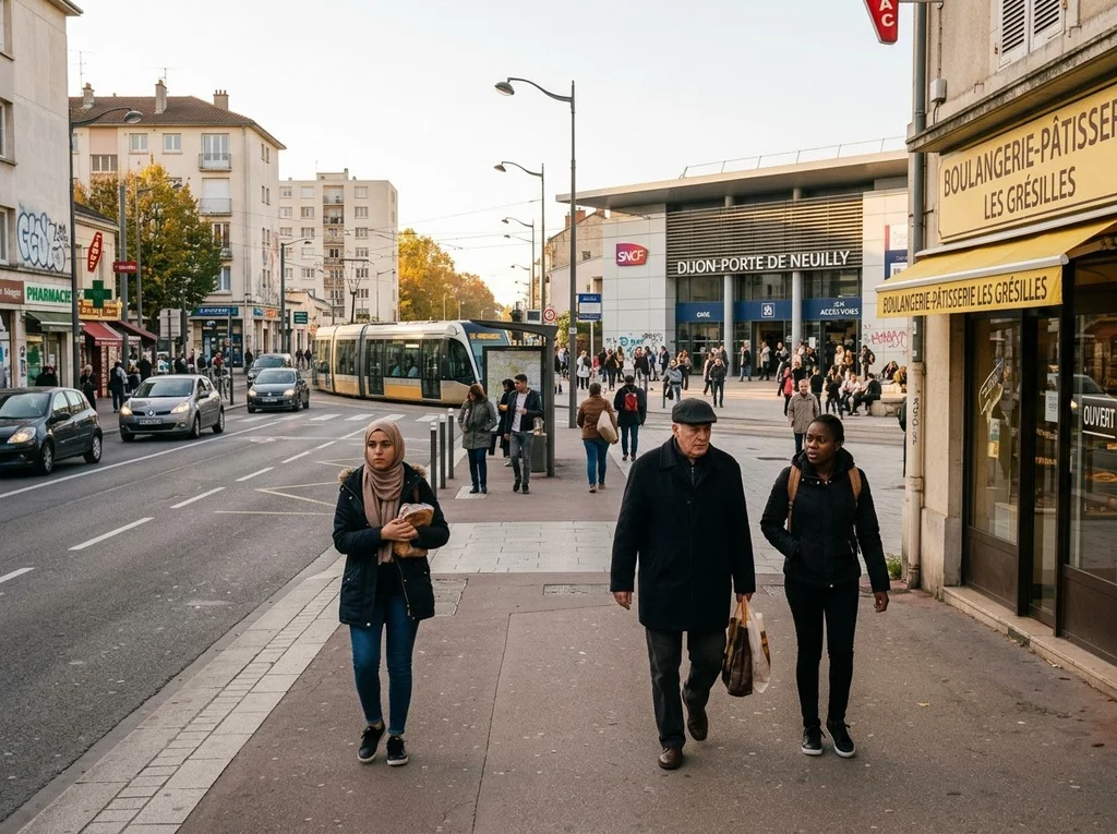 scène urbaine Dijon