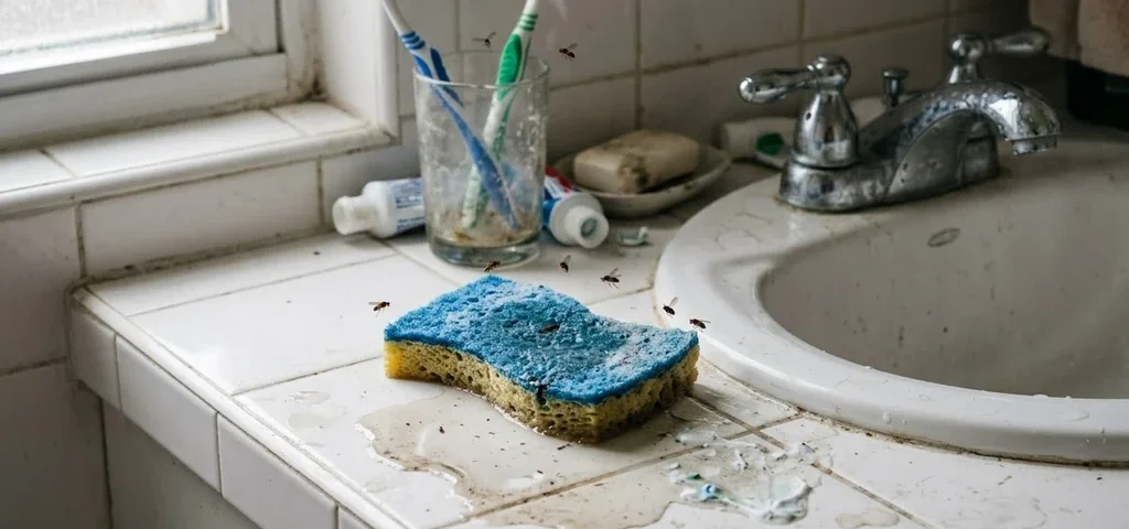 sink flies proprete